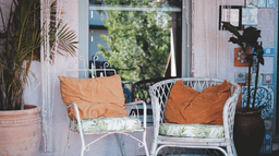 Ideas para exterior con pintura tizada