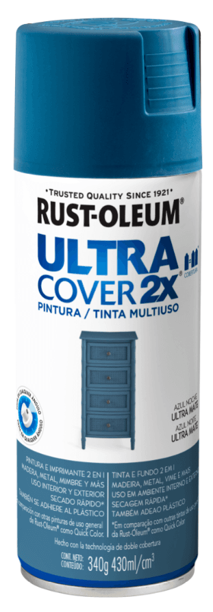 Ultra Cover 2X Pintura Multiuso en Aerosol Acabado Ultra Mate