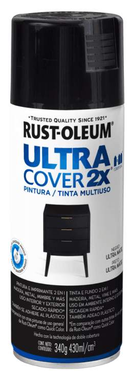 Ultra Cover 2X Pintura Multiuso en Aerosol Acabado Ultra Brillante