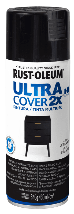 Ultra Cover 2X Pintura Multiuso en Aerosol Acabado Ultra Brillante