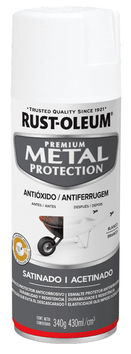 Metal Protection Esmalte Anticorrosivo en Aerosol Acabado Satinado