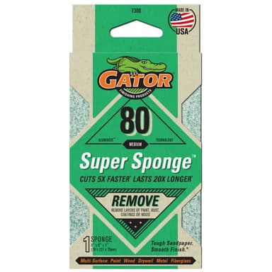 Gator Super Esponja Premium de óxido de aluminio de grano 80