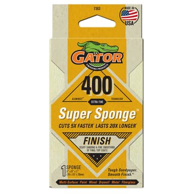 Gator Super Esponja Premium de óxido de aluminio de grano 400