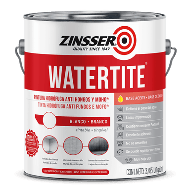 Zinsser WaterTite - Pintura impermeabilizante Anti Hongo y Moho