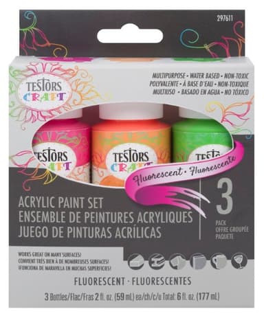 Testors Craft Set de Acrílicos Neón