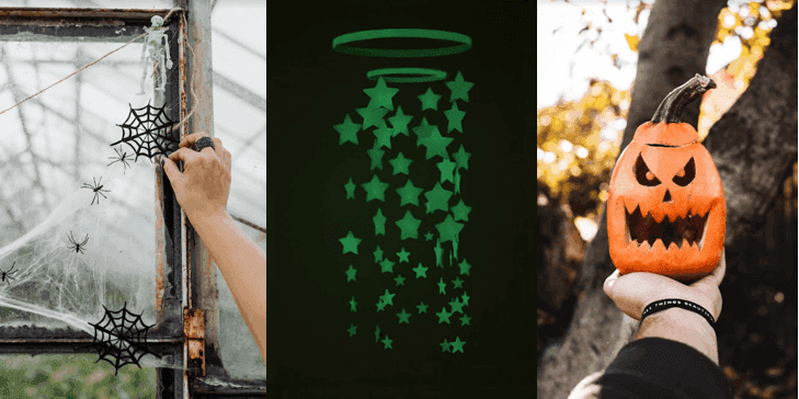 Decoração de Halloween feita em casa