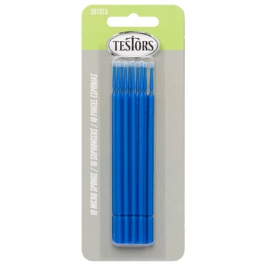 Testors Set 10 Pinceles Esponja