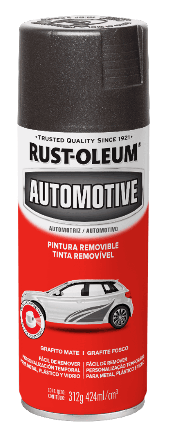 Pintura removible Automotive Peel Coat en aerosol
