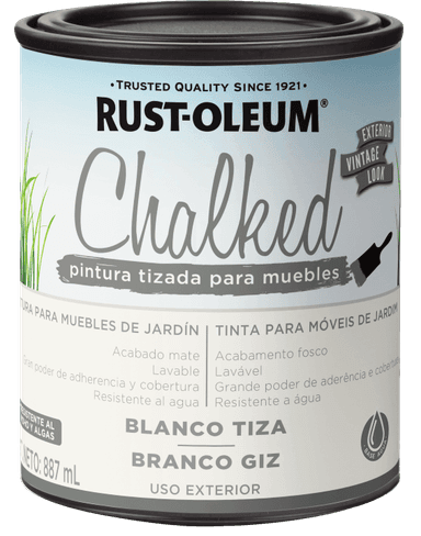 Chalked Pintura Tizada Base Agua de Exterior