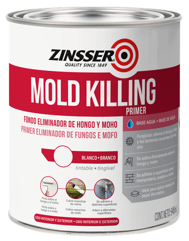 Zinsser Mold Killing Primer - Fondo Eliminador de Hongo y Moho