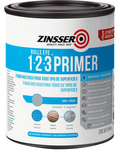 Zinsser 123 Primer: Imprimante fondo multiuso Base Agua