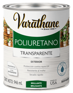 Poliuretano para madera exterior base agua