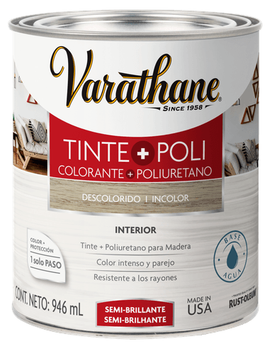 Tinte + poliuretano Interior