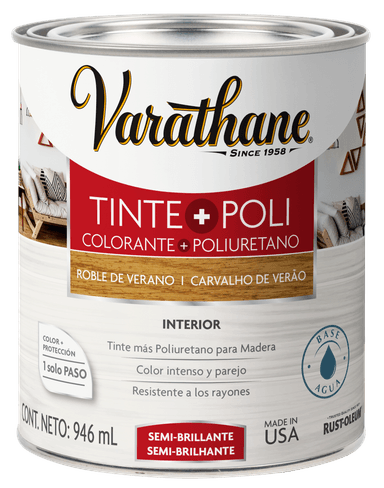 Tinte + poliuretano Interior