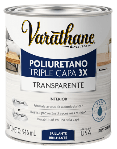 Poliuretano Interior Varathane triple capa 3X
