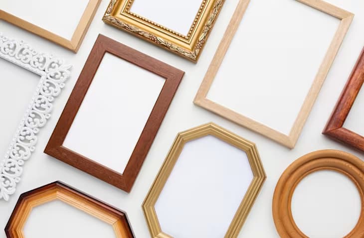 como pintar un marco de madera