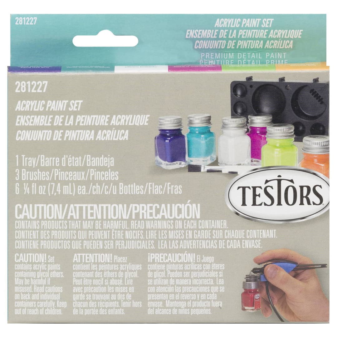 Testors Craft Acrílicos Brillantes