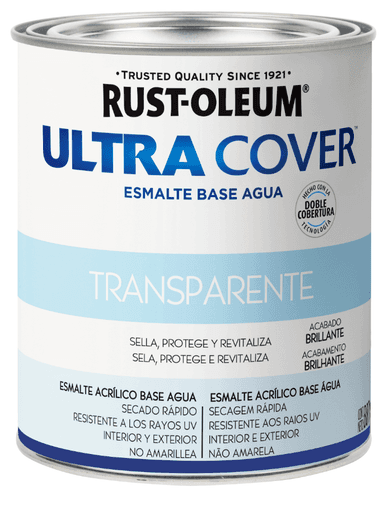 Ultra Cover Esmalte Al Agua Protección Transparente