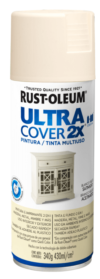 Ultra Cover 2X Pintura Multiuso en Aerosol Acabado Satinado