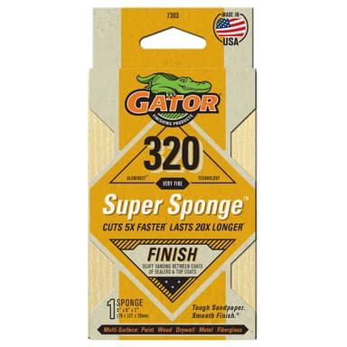 Gator Super Esponja Premium de óxido de aluminio de grano 320