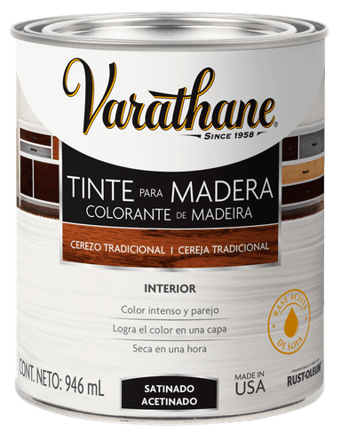 Tinte para madera satinado