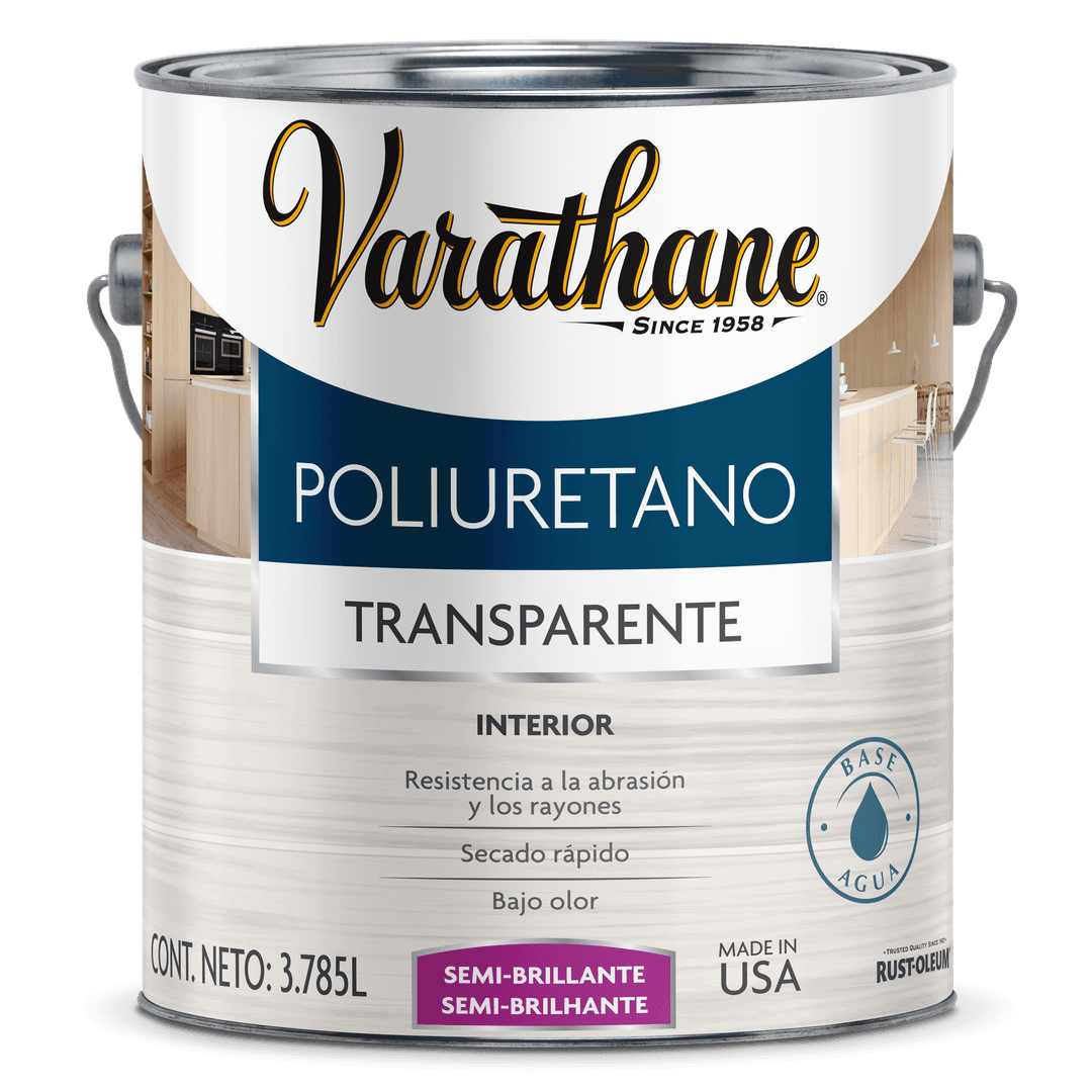 Poliuretano para madera de interior base agua