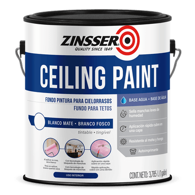 Zinsser Ceiling Paint – Fundo e Tinta para Tetos