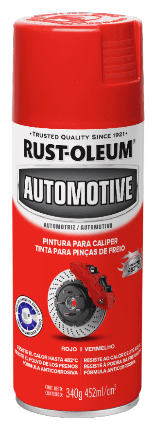 Caliper Rust Pintura para caliper de frenos: Aerosol 452 ml | Rust-Oleum | Rust ...